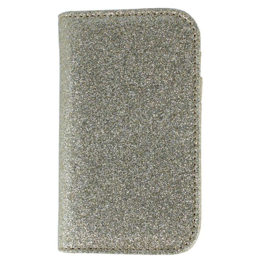 Buxton Women's Sparkle Vegan Leather Snap Card Case